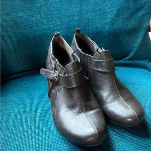 BareTraps Dark Brown Ankle Booties